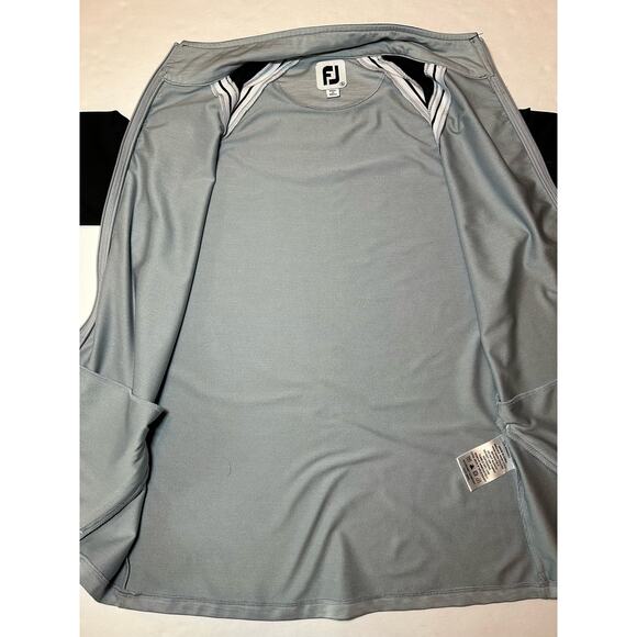 FootJoy Jacket Golf Women’s Size Small Black Gray Long Sleeve Zip Up Stretch - Picture 7 of 9